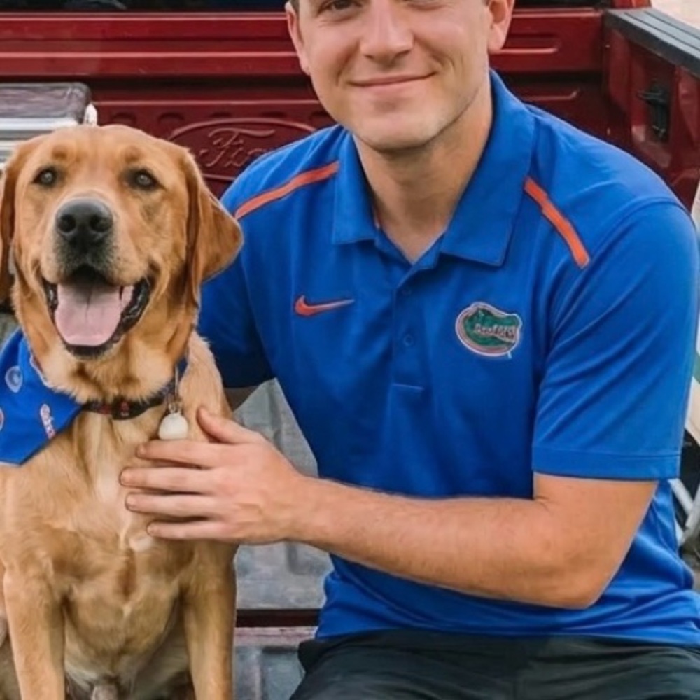 Nike DriFit UF FL Florida Gators Polo Shirt Blue S